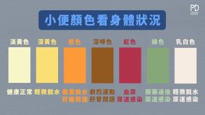 不同小便顏色代表身體甚麼狀況