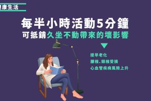 如何抵銷久坐不動帶來的壞影響