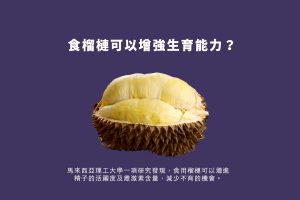 食用榴槤可以提高生育能力